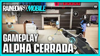 Primer GAMEPLAY de la ALPHA CERRADA de Rainbow Six Mobile Gameplay en Español