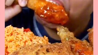 mukbang ayam asmir