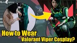 【Dressing Tutorial】How to wear Valorant Viper cosplay?