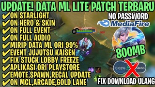 Data ML Lite Full Event 800Mb Terbaru Patch Arlott | ML Lite | Cara Mengatasi Lag & Patah Patah