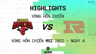 SGB vs RNG | Highlights | Ngày 4 - Vòng Hỗn Chiến MSI 2022