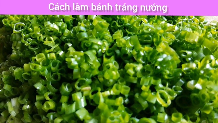 làm bánh tráng nướng thập cẩm