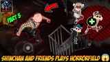 When shinchan is unlucky 😂 | shinchan and his friends playing horrorfield 😱 | horror game 👻