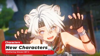 Wuthering Waves New Characters Gameplay - CBT II Trailer