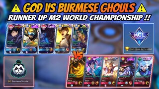 Akhirnya Ketemu Proplayer Luar Negeri !! Meta Ciki GOD Vs Burmese Ghouls !!