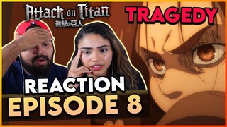 THIS IS A TRAGEDY! 💔 Assassin's Bullet - Attack on Titan Season 4 Episode 8 Reaction and Review