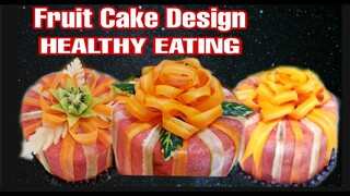 Watermelon Cake 3 Designs/Fruit and vegetable carving