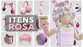 COMO PEGAR 6 ITENS ROSA GRATIS NO ROBLOX 💗