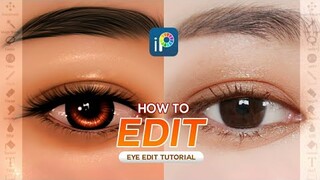 How to Edit | Eye Edit Tutorial | ibisPaintX (Tutorial 02)