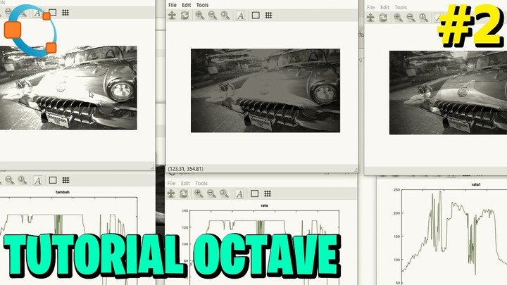 TUTORIAL OCTAVE Eps 2 - Menganalisa 2 Gambar yang digabung menjadi 1
