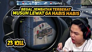 Begal Jembatan Terberat, Musuh Lewat Gak Habis Habis | PUBG Mobile Indonesia