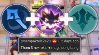 TUTORIAL THARZ 3 MAGE X NECROKEEP!! COMBO TERKUAT MAGIC CHESS