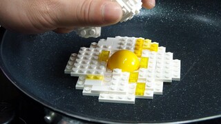 Bread turns into a sandwich in seconds, twice as nutritious and delicious! 【LEGO Stop Motion Animati