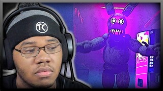 We Get Chased By Spring-Bonnie Around The Restaurant | FNAF Project Glowstick [Full Game]