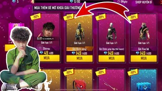 FREE FIRE - Test Shop Huyền Bí Tháng 6, Shirou, Skin Bích Vàng Và Hồng Ngọc Giảm Giá 90% | THI BLUE