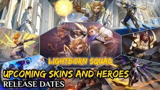 LIGHTBORN SQUAD REVEALED AND UPCOMING SKINS RELEASE DATES | MOBILE LEGENDS