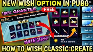 Wish for m416 glacier / classic crate opening / PUBG Mobile