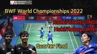 BWF World championship 2022 | Hoki Takuro / Kobayashi ( JPN ) vs Rankireddy / Chirag Shetty ( IND )