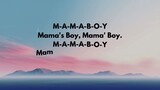 M-A-M-A-B-O-Y, mama's boy, mama's boy | Dominic Fake