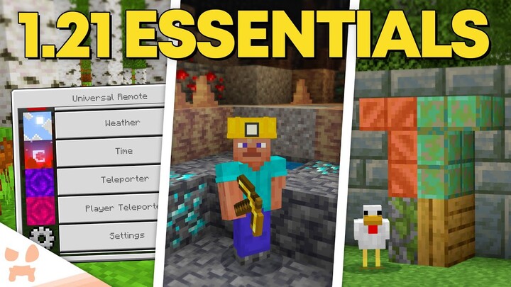 NEW ESSENTIALS FOR MINECRAFT 1.21 (full showcase)