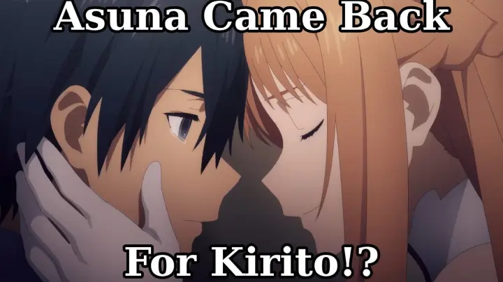 Asuna and Kirito Kiss!? [Sword Art Online War Of The Underworld]