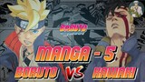 BORUTO: MANGA part - 5 | BORUTO vs KAWAKI, BORUTO loses his EYE  | Telugu Anime Sensei