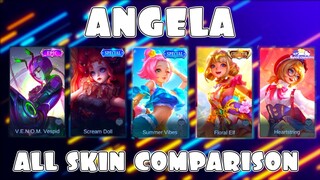 Angela All Skin Comparison MLBB