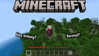 Tutorial terbang saat survival, emang bisa? buat yang belum cobain vanilla tanpa mod