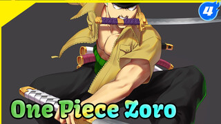 One Piece Zoro (Painting of Biting the Blade) | Tablet Painting_4