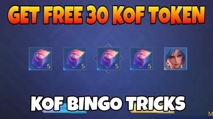 HOW TO GET 30 FREE TOKEN IN KOF EVENT | FREE DRAW KOF SKIN | MOBILE LEGENDS