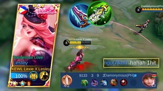 LESLEY BEST CRITICAL BUILD TOTALLY DESTROY WANWAN🔥 - MLBB