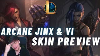 ARCANE VI & JINX SKIN PREVIEW - (SKIN GRATIS NEXT PATCH untuk ARCANE event???) - wild rift