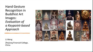 Hand Gesture Recognition in Buddhist Art Images: Evaluation of a Keypoint-based Approach