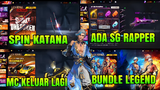 info update free fire terbaru, top up bonus, skin katana terbaru, event gratis dll