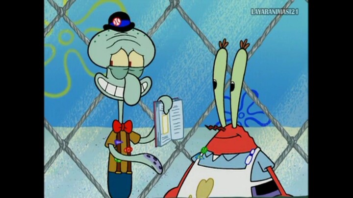 spongebob bahasa indonesia : krusty krab dijual (3/4)