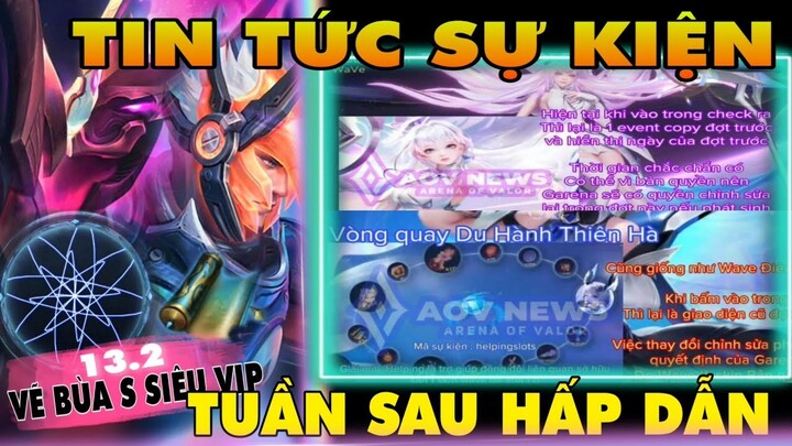 Tin Tức Liên Quân: Chi Tiết Vẽ Bùa S, Chuỗi Sự Kiện Tuần sau có Gì Hấp dẫn