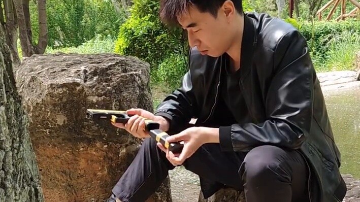 Zhou Chu eliminated the three evils and Chen Guilin's same model of cube Glock G17 modification and 