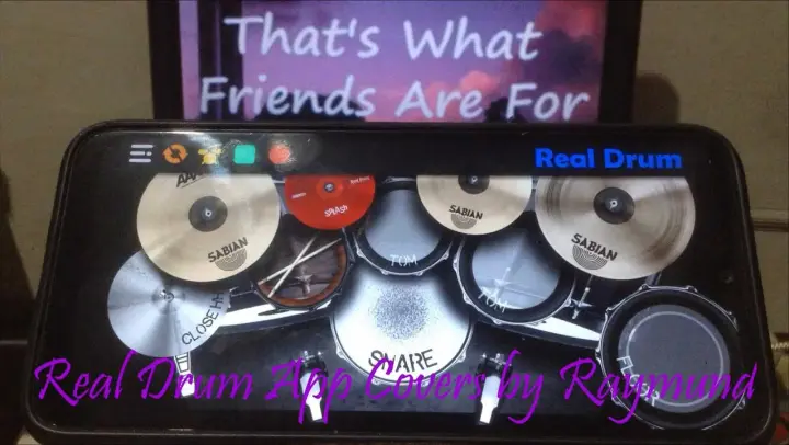 DIONNE WARWICK - THAT'S WHAT FRIENDS ARE FOR | Real Drum App Covers by Raymund