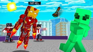 แปรงร่างเป็นไอร่อนแมน ช่วยคู่เกย์ทำภารกิจ กำจัดเอเลี่ยน!!?(Minecraftช่วย)