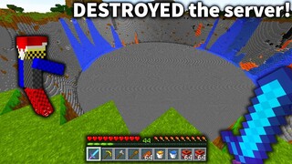 this Minecraft War DESTROYED the WHOLE SERVER! (Part 2)