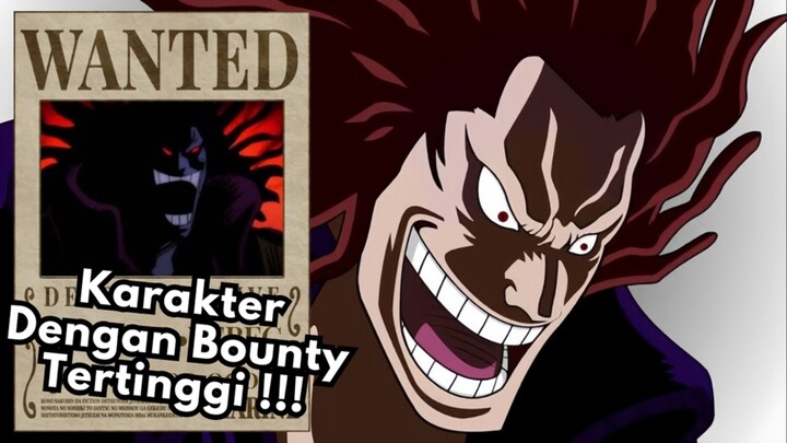 Karakter Dengan Bounty Tertinggi Di One Piece !!!