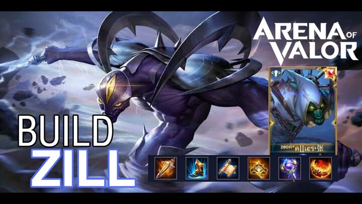 BUILD ZILL REVAMP AOV | Arena Of Valor | LiênQuân