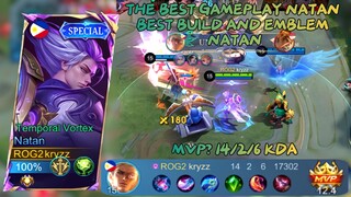 What? MVP 14/2/6 KDA | The Best Gameplay Natan, Best Build And Emblem Natan | Tutorial NatanWhat? MV