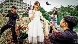 Zombie Parkour Escape POV: 좀비 차에서 여자친구를 막아요|| Ep.2 Surviving Love In The Face Of A Zombie Apocalypse