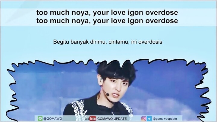 Easy Lyric EXO K - OVERDOSE by GOMAWO [Indo Sub]