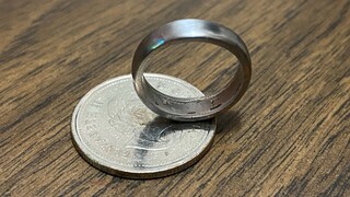 How to Make a Coin Ring at home| No power tools needed.