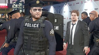 GTA 5 - POLICE👮Michael Saving Amanda and Tracey with Police!(Michael Family Rescue Mission)
