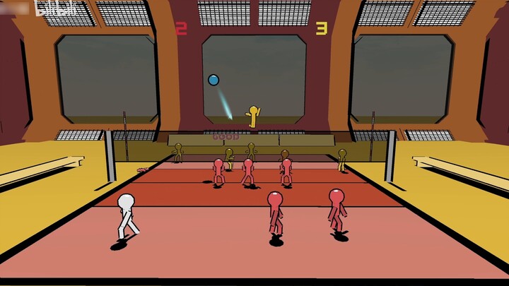 You can now play online! (You can now play volleyball with your new volleyball friends!)