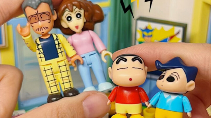 Perfect restoration! Unboxing of the Keepley Crayon Shin-chan scene building blocks that can speak!