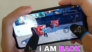 Realme narzo 20pro free fire gameplay test 4 finger handcam m1887 onetap headshot SD860 CPU smoothaf